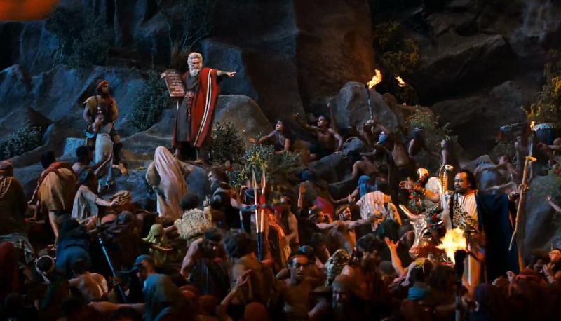 Charlton Heston in “The 10 Commandments”